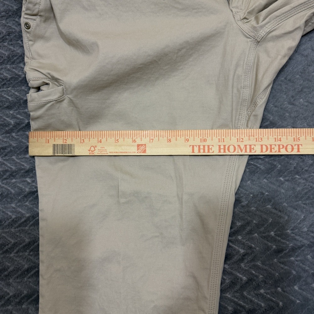 Duluth Ballroom Khaki Pants Men Beige 42x30 Chino Standard Flex Work - Picture 11 of 15